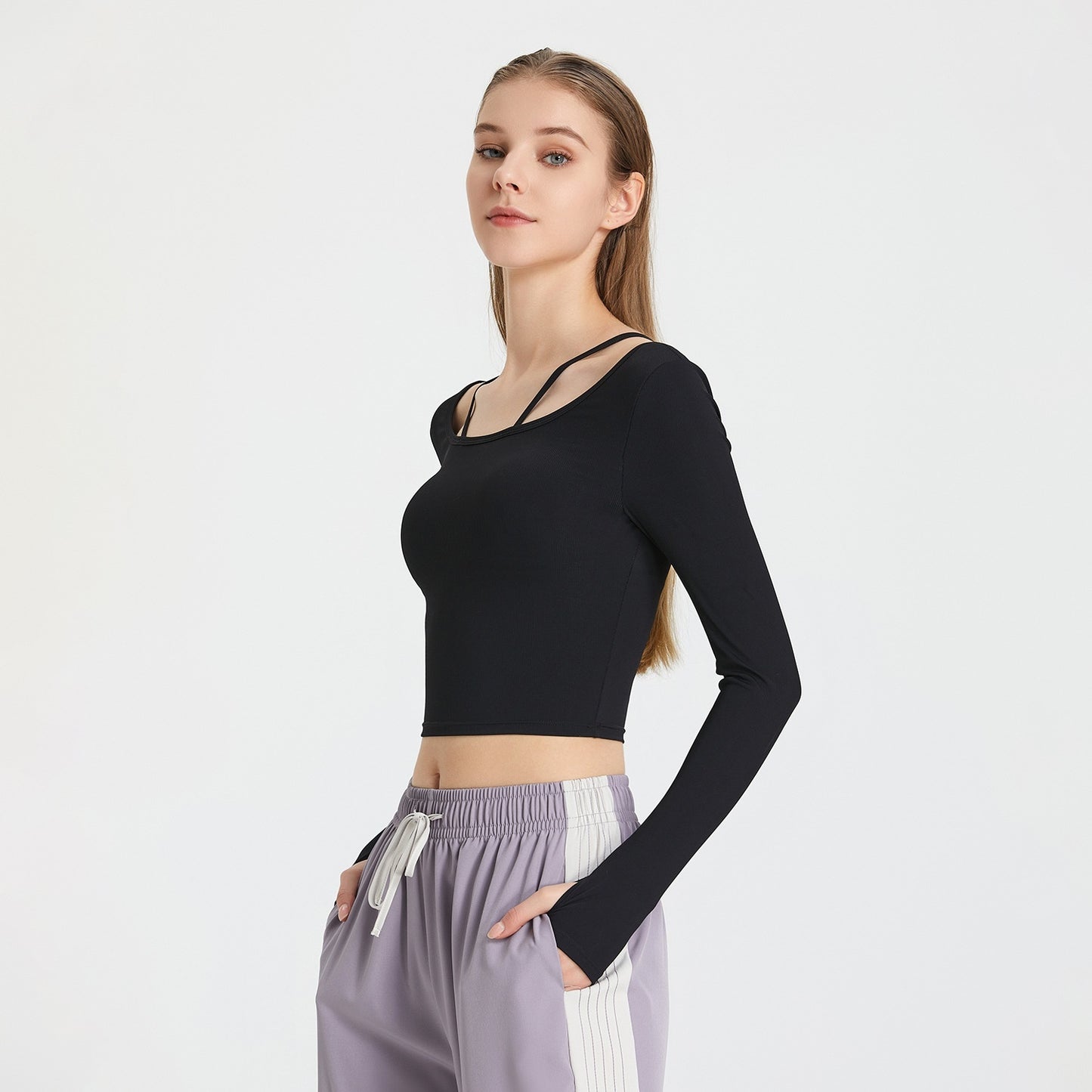Long Sleeve Yoga Wear Top