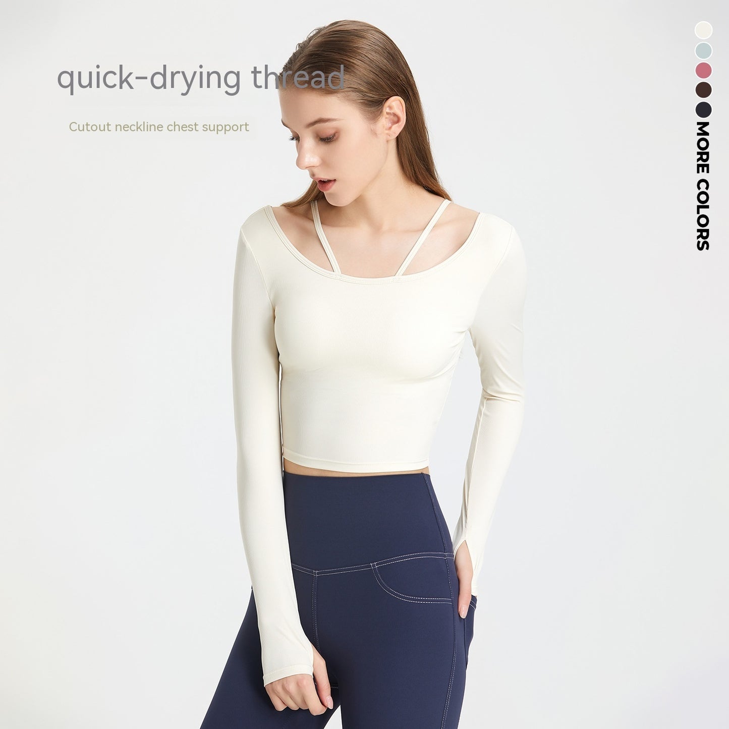 Long Sleeve Yoga Wear Top
